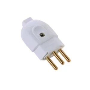 Pino Macho 2p+t 10a/250v Branco Priscus Tramontina - Imagem 1