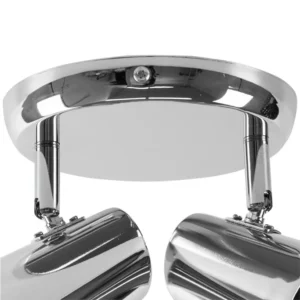 Spot de Arco para 2 Lâmpadas New Short 15x13,5cm Cromado - Imagem 4