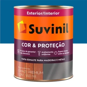 Tinta Esmalte Premium Cor & Proteção Brilhante Azul França 900ml