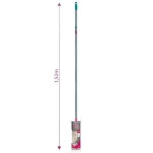 Mop Zig Zag Tiras de Algodão e Cabo Noviça Azul Tiffany - Imagem 5