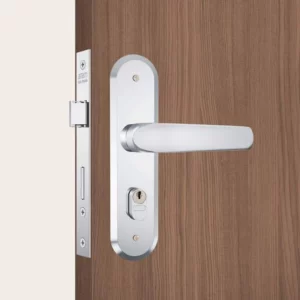 Fechadura Externa Novara 1801/09 Cromado Inox - Stam - Imagem 1