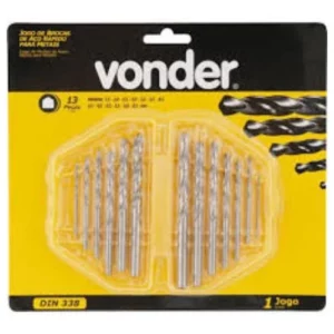 Jogo Broca Aco 1,5-6,5mm Vonder