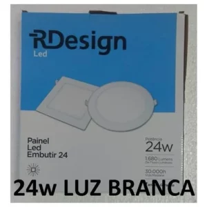 Rdesing Painel Led Quad Emb 6000k 24w 30cm - Imagem 1