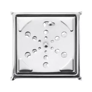 Atlas Grelha Inox 10x10cm com Caixilho - Pr7413