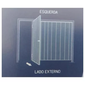 Mecal -portao Contrapeso Frisado 220x265 - 4061.1 - Imagem 2