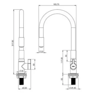 Hydramotion Torn Coz Bancada Cinza - Imagem 4