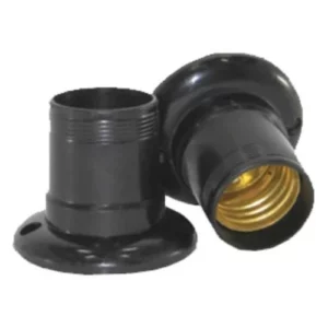 Soquete Fixo Nylon Preto Mectronic - 12058