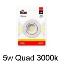 Kian Spot Led Quadrado 5w 3000k - 11600 - Imagem 1
