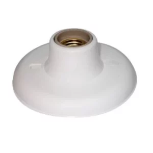 Plafonier Bocal Porcelana 1 Lamp.e 27 Branco - 60