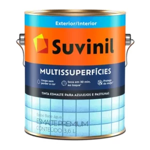 Tinta Esmalte Epóxi Premium Multissuperfícies Acetinado Branca 3,6 Litros - Imagem 1