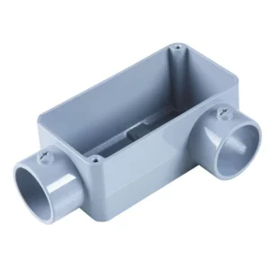 Condulete Fixo 3/4" Tipo "ll" Sem Tampa / Rosca Bsp / com Pintura Eletrostática a Pó - Tramontina - Imagem 1