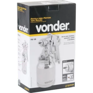 Pistola para Pintura com Caneca em Alumínio Tipo Sucção Psv 100 - Vonder - Imagem 3