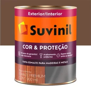 Tinta Esmalte Premium Cor & Proteção Brilhante Tabaco 900ml - Imagem 1
