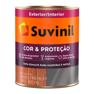 Tinta Esmalte Premium Cor & Proteção Brilhante Tabaco 900ml - Imagem 2
