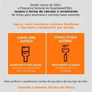 Tinta Esmalte Premium Cor & Proteção Brilhante Tabaco 900ml - Imagem 3