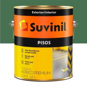 Tinta Acrílica para Piso Fosco Verde 3,6 Litros