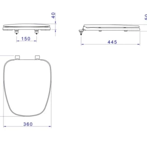 Assento Sanitário em Polipropileno com Microban Monte Carlo Branco - Imagem 4