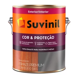 Tinta Esmalte Premium Cor & Proteção Fosco Preto 3,6 Litros - Imagem 2