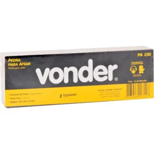 Pedra para Afiar, Dupla Face, 6", Retangular, Vonder Vdo2799 - Imagem 2