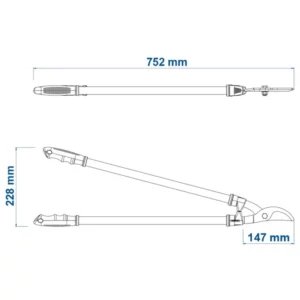 Tesourão de Poda com Cabo Longo - Imagem 3