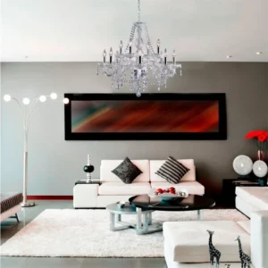 Lustre Clássico para 12 Lâmpadas Transparente - Imagem 6