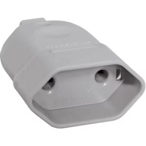 Plugue Fêmea 2p 10a 250v Cinza - Tramontina - Imagem 1