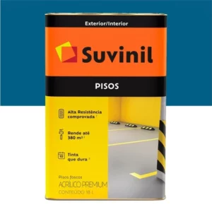 Tinta Acrílica para Piso Fosco Azul 18 Litros - Imagem 1