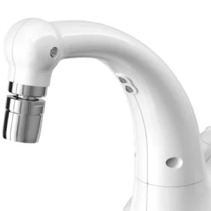 Torneira para Cozinha de Parede Eletrônica Lumen 5500w 220v Branca - Imagem 3