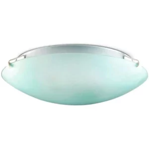 Plafon Acrílico Cristal Redondo 25cm 1 X E27 Branco 82251004 - Blumenau Iluminação - Imagem 1