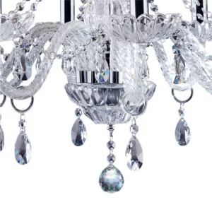 Lustre Clássico para 8 Lâmpadas Transparente - Imagem 5