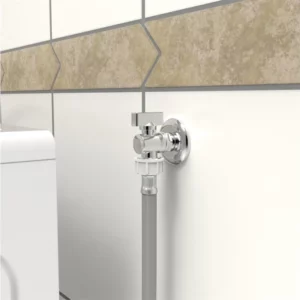 Torneira de Esfera para Máquina de Lavar e Lava-louças Cromada - Imagem 3