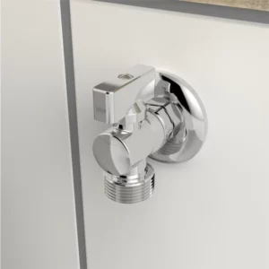 Torneira de Esfera para Máquina de Lavar e Lava-louças Cromada - Imagem 5