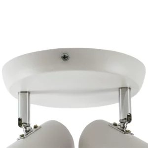 Spot de Arco para 2 Lâmpadas New Short 15x13,5cm Branco - Imagem 3