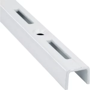 Trilho Simples em Aço para Prateleira 150cm Branco - Imagem 3