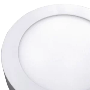 Luminária Painel Led de Sobrepor Redonda Home 18w 6400k Bivolt Luz Branca - Imagem 2