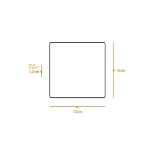 Luminária Led de Sobrepor Quadrada Frameless 16w Bivolt 12x12cm 6500k Luz Branca - Imagem 4