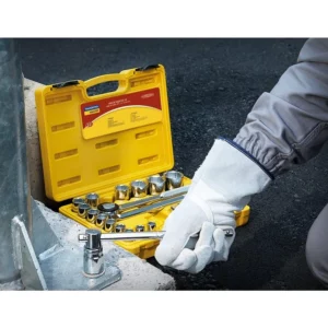 Jogo de Soquetes Estriados 1/2" em Aço Cromo Vanádio e Acabamento Cromado 22 Peças - Tramontina - Imagem 3