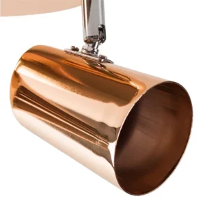 Spot de Arco para 2 Lâmpadas New Short 15x13,5cm Cobre - Imagem 3