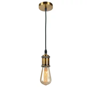 Pendente em Metal para 1 Lâmpada Decor 15w Bronze - Imagem 1