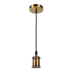 Pendente em Metal para 1 Lâmpada Decor 15w Bronze - Imagem 4