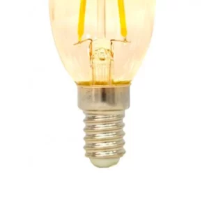 Lâmpada Led Vela com Filamento E14 2w 127v 2200k âmbar - Imagem 3