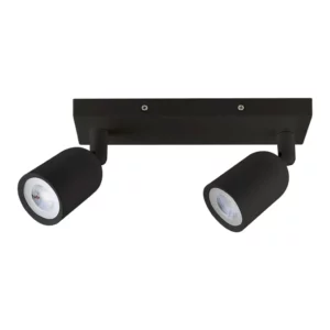 Spot Led Direct Mr16 Base Linear 2x4w 3000k Preto - Imagem 1