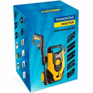 Lavadora de Alta Pressão 1200w 220v Master Amarela e Preta - Imagem 4
