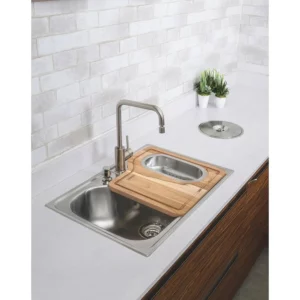 Lixeira de Embutir em Aço Inox com Balde Plástico Tramontina Clean Round 5l - Imagem 5