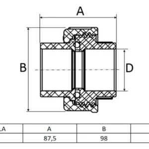 Uniao Soldavel 20mm Amanco - Imagem 2