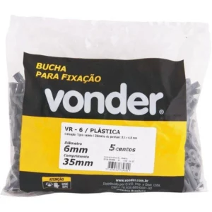 Bucha Vr 6 para Tijolo Vazado de Plástico 6 X 35mm - Imagem 3
