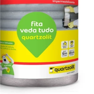 Fita Impermeabilizante Veda Tudo 20cm com 10 Metros Aluminizada - Imagem 3