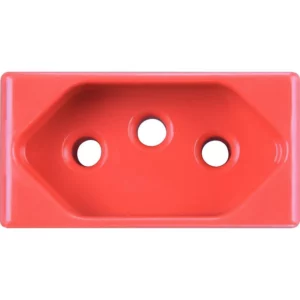 Módulo Tomada 2p+t Vermelho250v/ 20a - Tramontina - Imagem 1