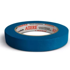 Fita Crepe para Pintura Imobiliária 18mm com 50 Metros Azul
