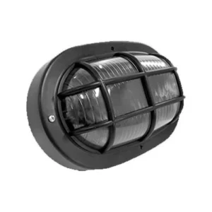 Luminária Tartaruga para 1 Lâmpada em Policarbonato 25w 250v Preta - Ilumi
